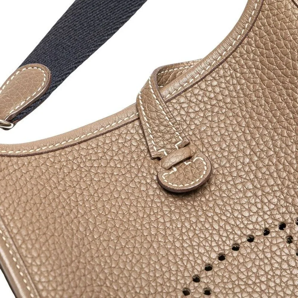Hermes Evelyne TPM Taurillon Clemence Shoulder Bag